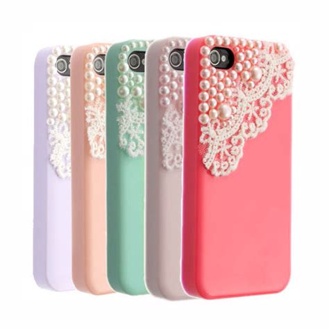 new hand art sex lace deco bling pearl sweet case cover for iphone 4 4g 4s 723 ebay