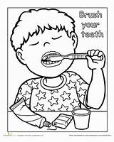 Worksheets Higiene Worksheet Habitos Brushing Salud Designlooter Alimentarias Piramides Alimentos Preescolares Toothbrush Arbeitsblätter Sheets Ausmalbilder sketch template