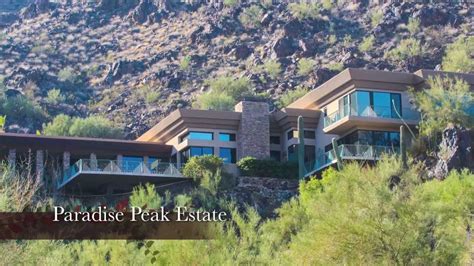 paradise valley arizona luxury property  sale  auction contemporary mountainside estate