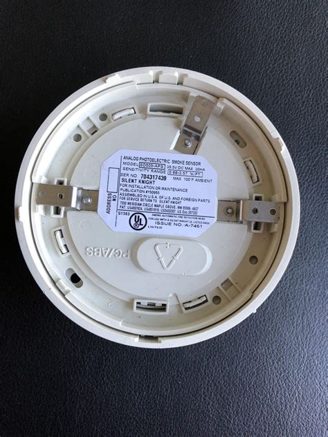 silent knight sd aps photoelectric smoke detector