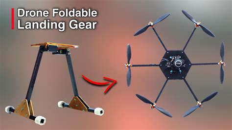 build  foldable landing gear  drone  home youtube