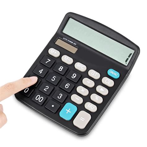 buy solar calculator  digits dual power electronic calculator lcd display