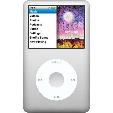 apple gb refurbished ipod classic silver mcllar bh
