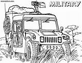 Military Coloring Pages Vehicles Print Drawing Getdrawings Sheet sketch template