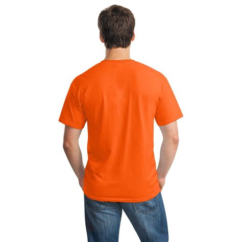 gildan  heavy cotton  shirt  orange fullsourcecom