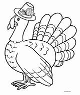 Turkey Coloring Simple Pages Getcolorings Color sketch template