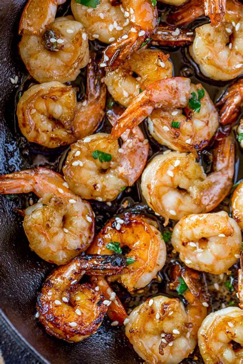 easy honey garlic shrimp recipe dinner  dessert