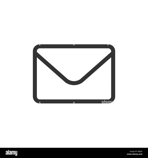 mail envelope icon  flat style receive email letter spam vector