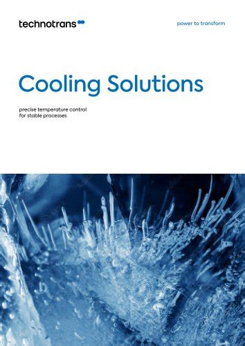 technotrans cooling solutions technotrans se  catalogs