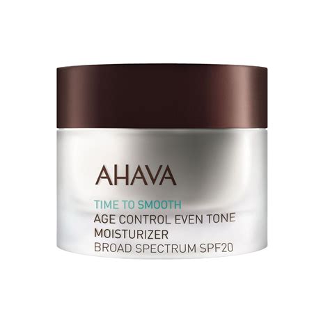ahava time  smooth age control  tone moisturizer broad spectrum