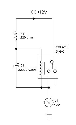 simplest relay flasher circuit   stability deeptronic
