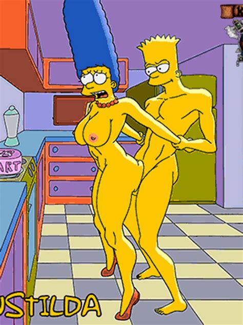 Bart And Marge Simpson Bustilda