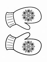 Mittens Coloring Pages Printable Kids Color Bright Colors Favorite Choose sketch template