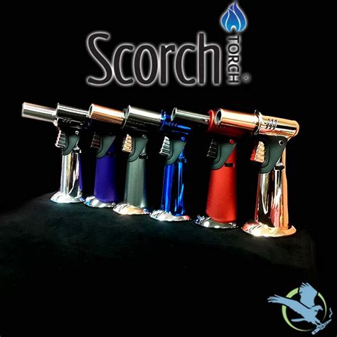 scorch torch easy hand held  degree butane torch  inches  torch lighters midwest