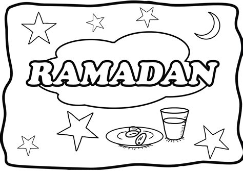 ramadan coloring pages  getdrawings