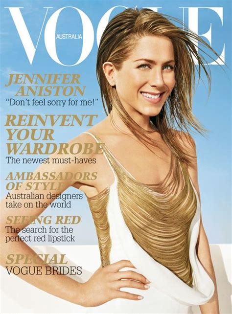 vogue australia june 2006 jennifer aniston fashion magazine covers pinterest vogue