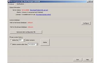 PhraseExpress SQL Client Manager screenshot #6
