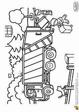 Coloriage Chantier Ausmalbild Ausmalen Playmobil Travaux Ausmalbilder Jungen Müllauto Ausdrucken Projekte Gruppe Malvorlagen Freizeitaktivitäten Vuilniswagen sketch template