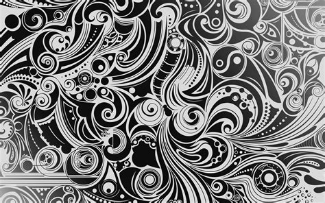gambar abstrak hitam  putih pola garis satu warna lingkaran