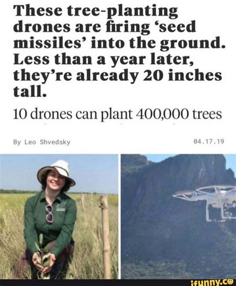 tree planting drones  firing seed missiles   ground    year