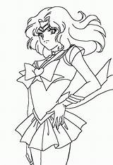 Saturn Sailor Coloring Neptune Pages Popular Color Getcolorings Coloringhome Angry sketch template