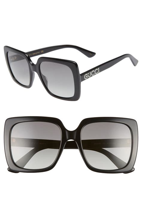 gucci 54mm gradient square sunglasses nordstrom