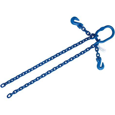 grade  adjustable chain sling plain  double leg