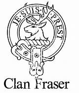Fraser Clan sketch template