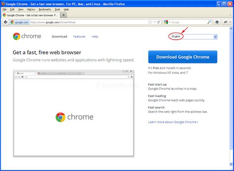 change default language  google chrome browser linglomcom