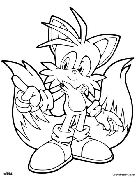 tails printable coloring pages