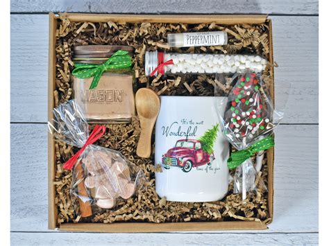 hot chocolate gift set christmas gift box christmas gift basket