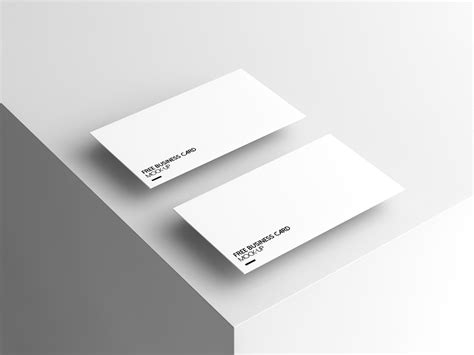 minimal business cards mockup bundle mockup world
