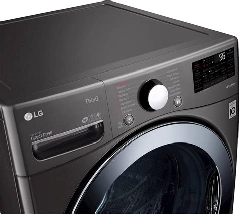 Lg 4 5 Cu Ft High Efficiency Smart Front Load Washer And Electric