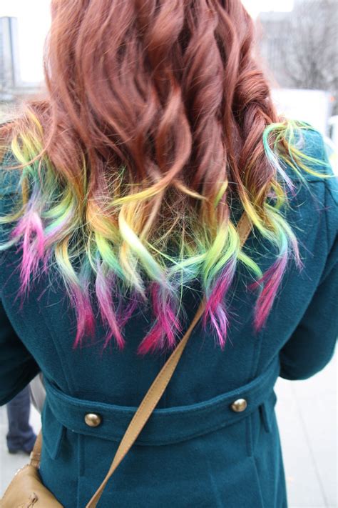 mylittleponyhair hedonisticme hair dye tips dyed tips dye hair bobs hair rainbow rainbow