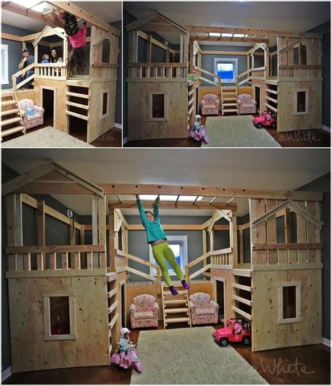cool diy bunk bed designs  kids