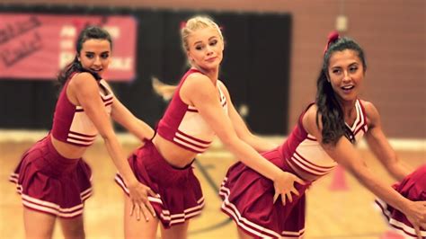 High School Dance Battle Cheerleaders Vs Ballers Youtube