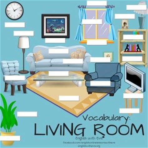vocabulary living room activity ingles idiomas