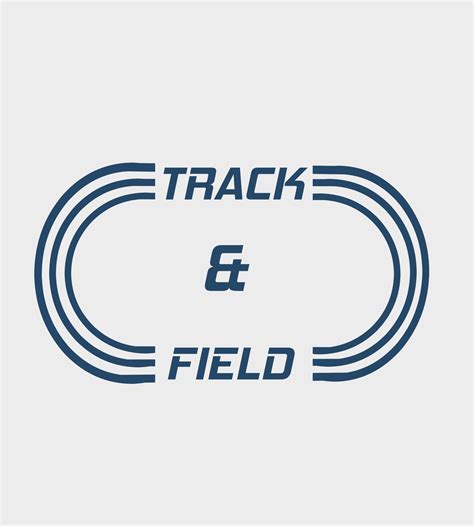 track  field logo vector art icons  graphics