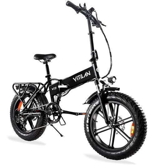 amazoncom vitilan  electric bike  adults  folding electric bike   fat tire