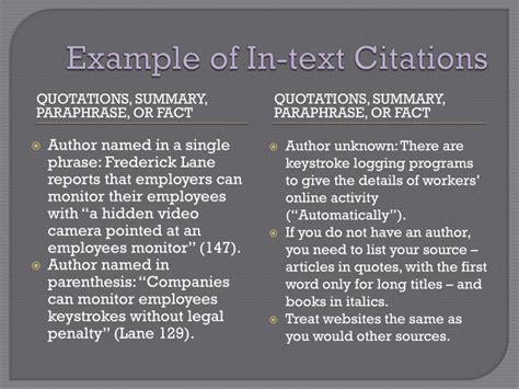 text citations powerpoint