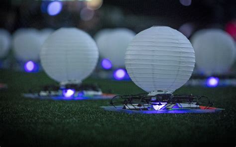 drone light show  super bowl liii dronedj