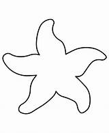 Starfish Template sketch template