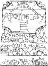 Coloring Pages Apothecary Dover Book Publications Books Witch Adult Doverpublications Shadows Colouring Bliss Welcome Titles Browse Complete Catalog Over Template sketch template
