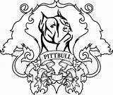 Pitbull Tribes sketch template