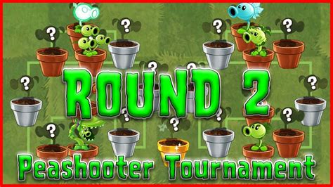 peashooter tournament  elimination   plants  zombies