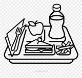 Tray Clipart Food Coloring Pinclipart sketch template