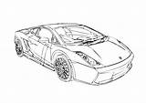 Coloring Pages Lamborghini Lambo Getdrawings Kids sketch template