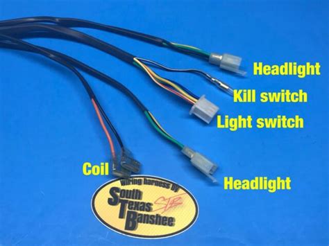 yamaha banshee wiring harness   key ebay