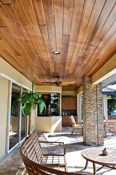 outdoor living cypress wood ceiling  stone wooden ceiling design wood ceilings wood patio