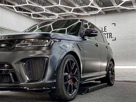 range rover svr satin black personal wrapping project